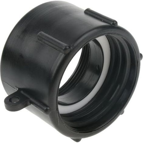 IBC Réservoir d'eau Adaptateur 1000L avec corset en plastique PP Valve à filetage fin pour DN40/DN50 (1/5)