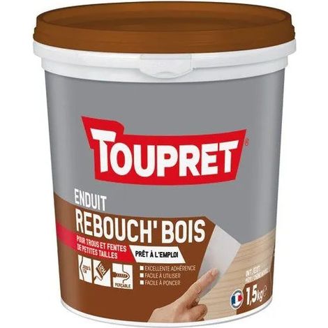 Toupret Rebouchage Bois Pâte 1.5kg - Toupret