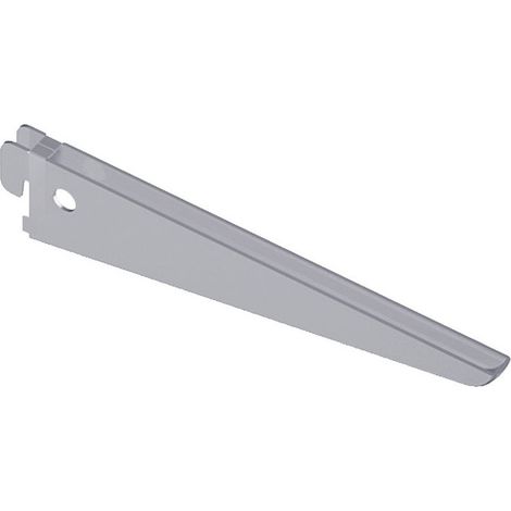 Soporte en forma de U 10201 L.270 mm por 50 kg soporte STA blanco con orificio de suspensión ELEMENT SYSTEM (paquete de 10)