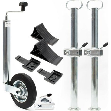 Kit supporto rimorchio 10 pezzi cunei ruota morsetto di serraggio supporto ruota 160002536