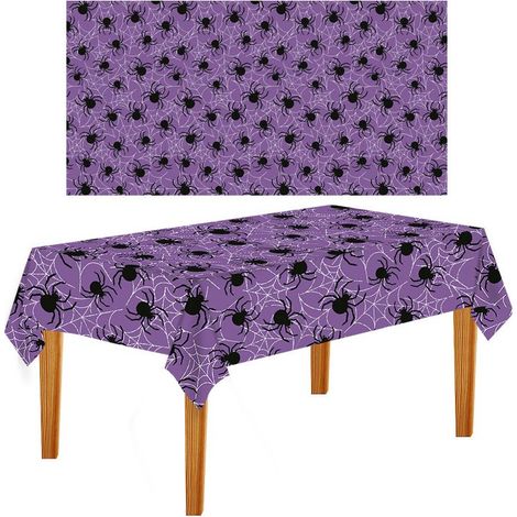 (2) 2 nappes d'Halloween, nappe rectangulaire imperméable, décoration d'Halloween (1/5)
