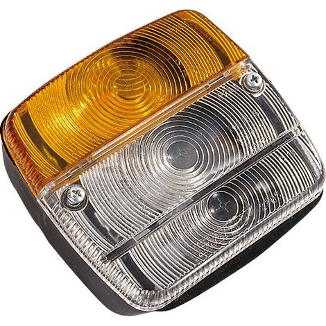 Clignotant rétroviseur 12V gauche/droit – Feu 2 fonctions – Raccordement cosses plates 6,35 mm – Dimensions 110 x 105 x 45 mm – Aj.Ba (1/2)