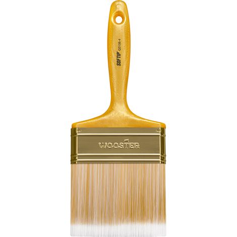 Wooster Softip Varnish Style Flat Paint Brush - 4 Inch