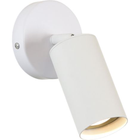 Lámpara de pared de interior, portalámparas GU10, 9 W apta para usar como lámpara de lectura o de pasillo luz blanca, luz blanca cálida. (1/4)