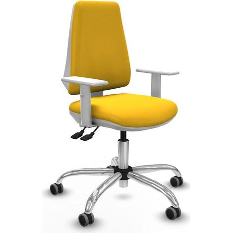 Piqueras et Crespo B5B056G Silla de oficina moderna amarilla