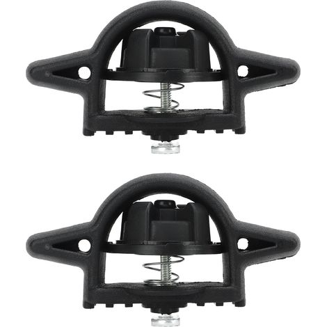 Deux pinces de fixation haute résistance pour benne de chargement, compatibles avec les systèmes de garde-corps de benne des camionnettes Tacoma 2005-2021. (1/5)