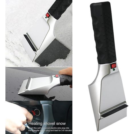 Grattoir à glace électrique, pelle de nettoyage, outil de déneigement de pare-brise (1/5)