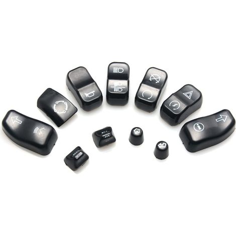 Compatible avec le modèle phare Harley-Davidson Glider King, cache-boutons universel CVO, cache-boutons 11 boutons, nouveau cache-boutons Glider (1/5)