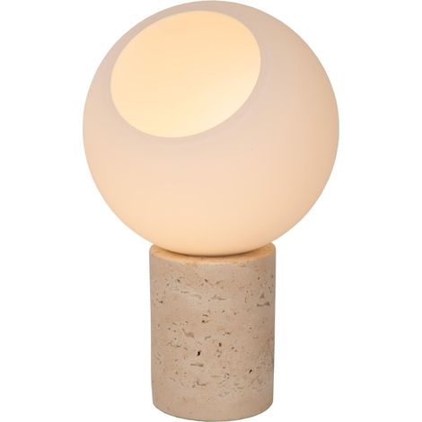 Lampe de table Davin brun sable avec du blanc - 05548/01/61 (1/2)