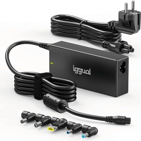 Chargeur pour Ordinateur Portable 120 W. -5 connecteurs DC, Compatible avec Les Ordinateurs Lenovo, HP, ASUS, Acer, MSI. Adaptateur d'alimentation pour Ordinateur Portable (CUA-5T-120W) (1/5)