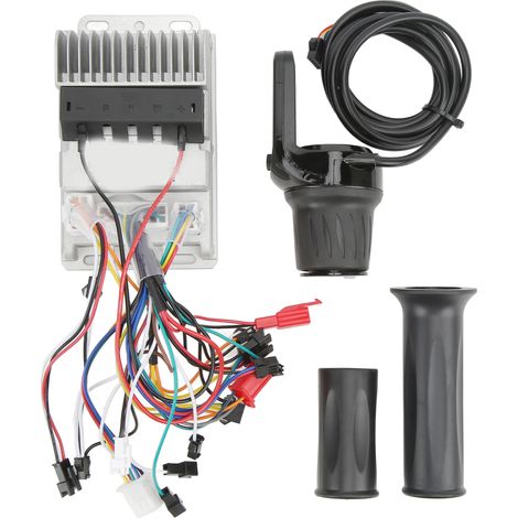48V 60V 500W Contrôleur Moteur Vélo Électrique Sans Balais Onde Sinusoïdale 3 Modes avec Écran LCD et Poignée Rotative (1/5)