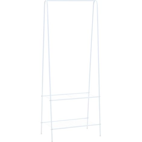 Perchero de ropa blanco 59x35x150 cm vidaXL (1/5)