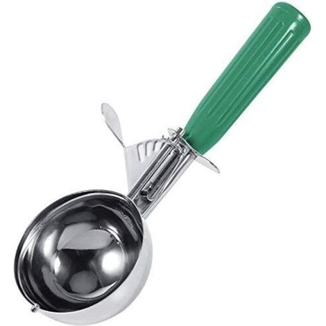 Cuillère À Crème Glacée en Acier Inoxydable Cuillères Aux Fruits Et Légumes Outil Gadget De Cuisine 4x20.8cm(vert)
