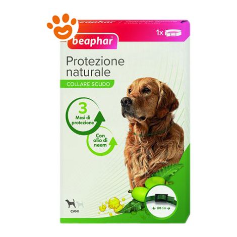 Beaphar Dog Protezione Naturale Collare Taglia Grande 80 cm - Beaphar Dog Protezione Naturale Collare Taglia Grande 80 cm - Confezione da 1 Collare