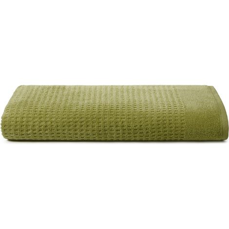 Serviette de Bain 70 x 140 cm 100% Pur Coton Turc Anti-pli, Grande Serviette de Bain idéale pour Serviette de Plage, Douche, Spa, Salle de Bain absorbante, Serviettes de (1/5)