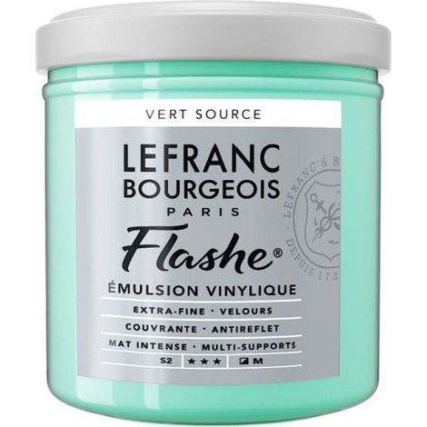 Peinture vinylique - Flashe - Vert source - 587 - Lefranc Bourgeois - 125ml