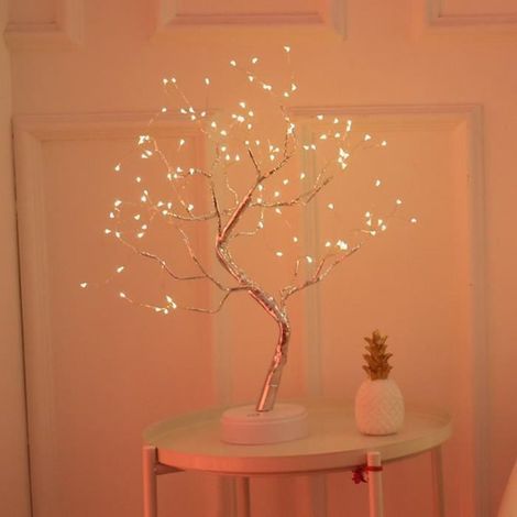 Arbre Lumineux LED Lumière Arbre Décoration de Chambre Utilisation Intérieur Lumières Décoratives pour Fête, Mariage, Noël (1/4)