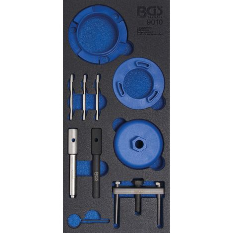BGS  Carro  de  taller  1/3:  Inserción  de  carro  de  taller  para  herramientas  de  ajuste  del  motor  para  Jaguar  /  Land  Rover  /  Ford  /  Citroën  2.0  /  2.2  /  2.4  /  3.2  Diesel  -  9