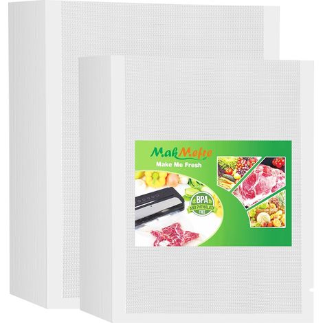 100 Sacs 50 de Chaque Taille 20x30cm et 28x40cm Pour Machine Sous Vide,Sac Sous Congelation Vide Alimentaire sans BPA (1/5)