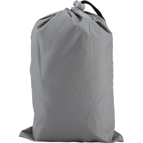 Dust cover for round table, waterproof, for outdoor use, for garden furniture, patio furniture (grey) (1/3)