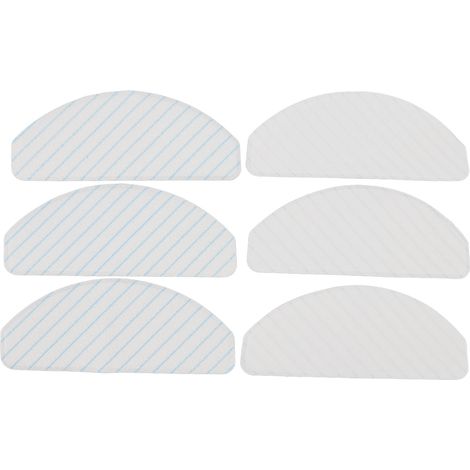 Lot de 6 lingettes de rechange pour serpillère Yeedi Vac 2 Pro, chiffons de nettoyage pour aspirateur robot, accessoires de balayeuse. (1/5)