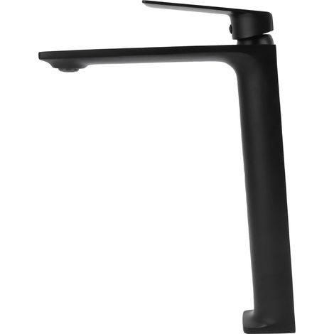 Badezimmer-Einloch-Wasserhahn, schwarz, Warm- und Kaltwasser-Waschtischarmatur für den Haushalt, G1/2 (1/5)