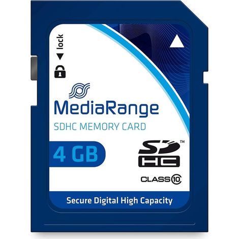 CARD MediaRange 4GB SDHC CL.10 (1/4)
