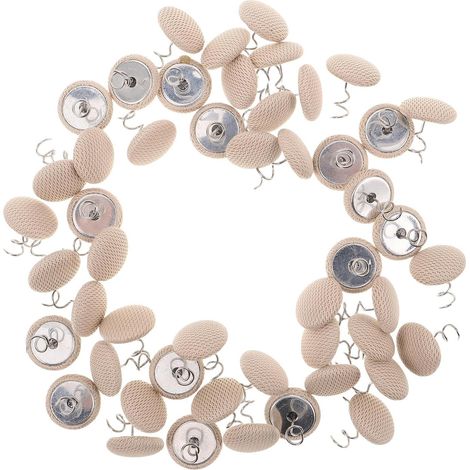50 épingles pivotantes en acier inoxydable pour jupes de lit, (1/5)