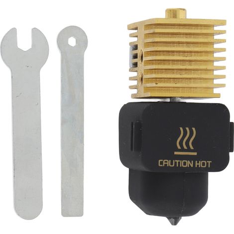 Kit Hotend de mise à niveau, buse amovible en acier trempé, manchon isolé en Silicone, dissipateur thermique en laiton, extrémité chaude pour laboratoire A1 Mini 0.8mm (1/5)