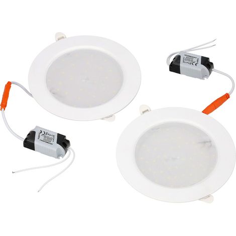 Spot de plafond LED encastré AURA PRIZMA 2x12W blanc 4200K - Lot de 2 pcs - 425.001.012 - HOROZ