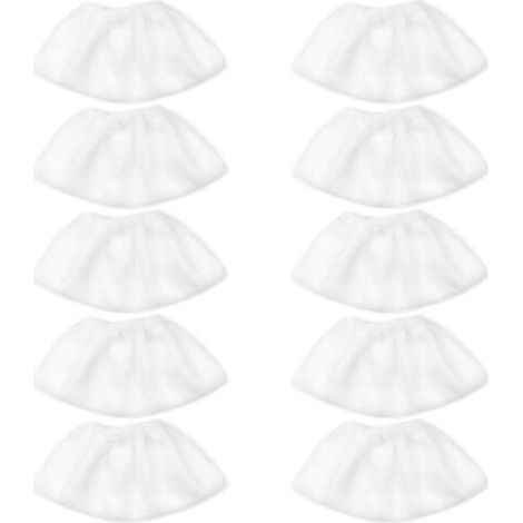 Pack of 10 microfiber windscreens for Karcher EasyFix SC2, SC3, SC4 steam accessories, replacement cover for hand nozzle