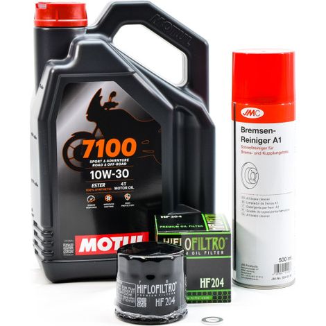 Kit Entretien Vidange Standard pour HONDA CBR 500 R de 2013 à 2023 - MOTUL 7100 10W30 4L