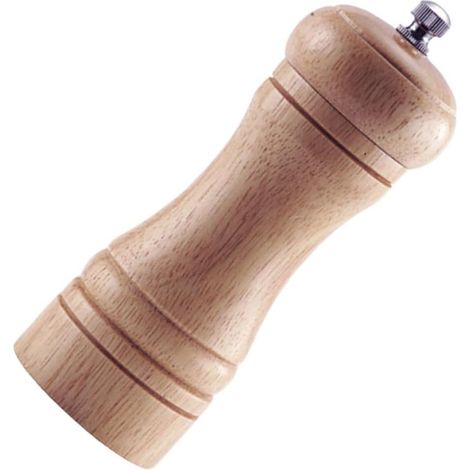 Moulin à Poivre et Sel Bois Manuel Réglable Broyeur Épices Cadeau (1/5)