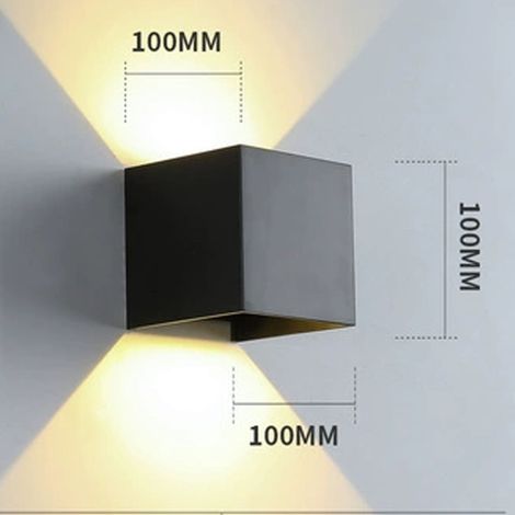 Applique Murale Exterieur Noir G9 LED 3000K Aluminium Angle Réglable (1/5)