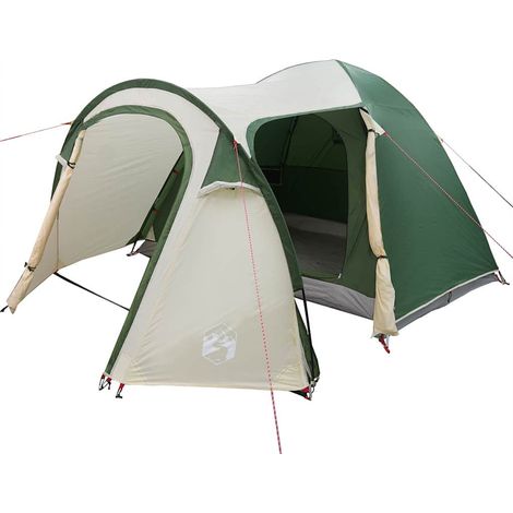 vidaXL Carpa de cúpula Iglú con techo Verde 384 x 254 x 170 cm (1/2)