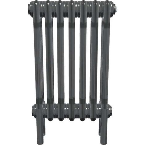 Bircham - Bare Metal Lacquer 3 Column Radiator H500mm  x W341mm