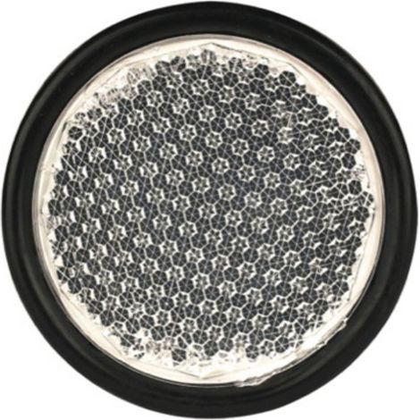 Riflettore rotondo a vite, 90 mm, bianco