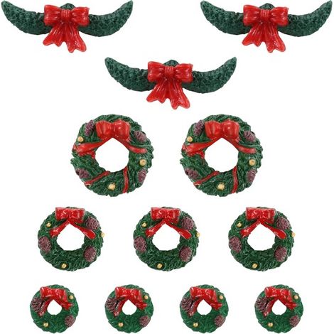 Garland And Wreaths Set Of 12 Cod. 04802