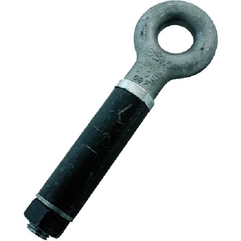 OCCHIONE GIREVOLE PER TIMONE Kg 3000 (massa trainabile) - lungh. cm 23 foro mm 29