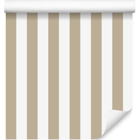 Carta da parati classica a righe verticali per soggiorno e camera da letto, 50x1000 cm (1/5)