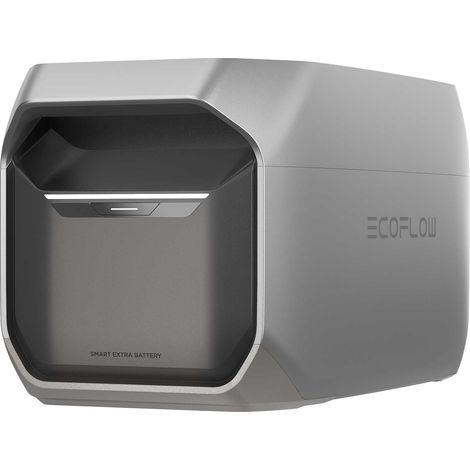 Batterie solaire supplémentaire DELTA 3 – 1024W – 4000 cycles – Plug-and-play avec application EcoFlow – Dimensions 398x200x198mm