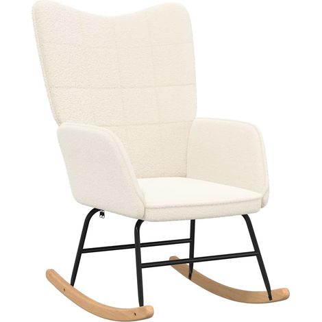 Fauteuil de Salon，Chaise，Fauteuil relaxant Crème 61 x 78 x 98 cm tissu CFW548596 (1/5)