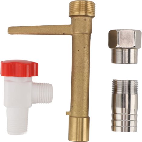 arrosage automatique-Clé de couplage rapide en bronze G3/4 – Pour système d’irrigation de jardin/réseau enterré – Valve + écrou + clé (1/5)