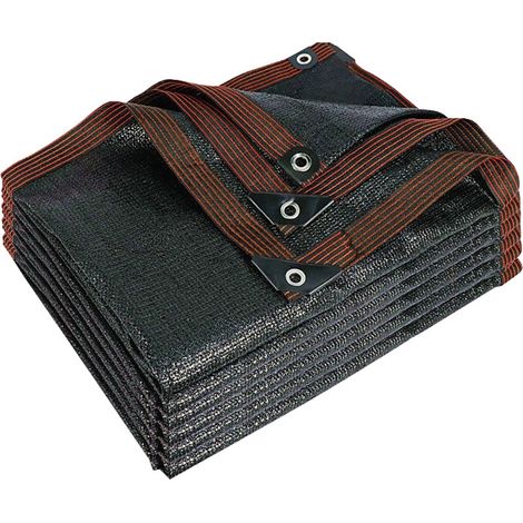 Filet d'ombrage noir résistant pour jardin, protection solaire antigel, bâche d'ombrage pour pergola serre 10M (1/5)