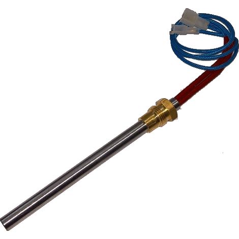 Sivac – Résistance bougie d'allumage 350W – Longueur 147mm – Diamètre 12,5mm – Fixation 3/8 pour chaudières (1/2)