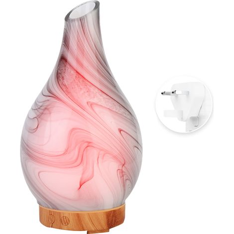 Diffuseur portable 100ml, brumisateur d'air avec lumière colorée pour voiture, chambre et bureau, humidificateur 100-240V (prise UK). (1/5)