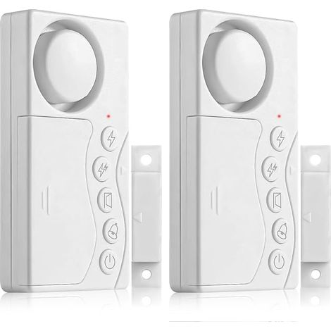 Vegena Door and Window Alarm, Freezer Door Alarm, Fridge Door Alarms with Timing Freezer Door Alarm for Home, Shop, Kids (1/5)