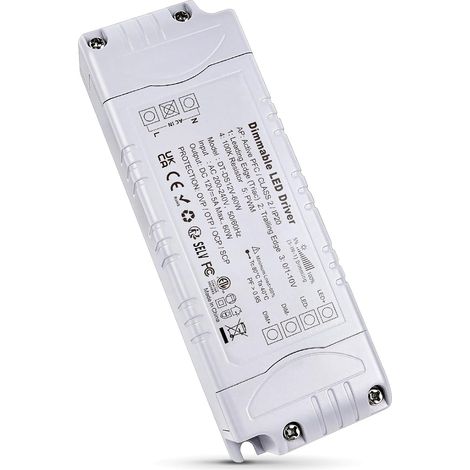 Transformateur 220V 12V 60W 5A Dimmable Triac (1/5)