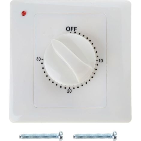 Interrupteurs de minuterie numérique, plaque recouvrement prise (1/5)