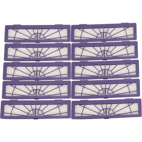 Lot de 10 Filtres de Rechange pour Neato Botvac Connected D3 D4, Botvac D Serie D75 D80 D85 et Botvac série 65 70E 75 80 85 Modèles de Filtres Haute Performance (1/4)